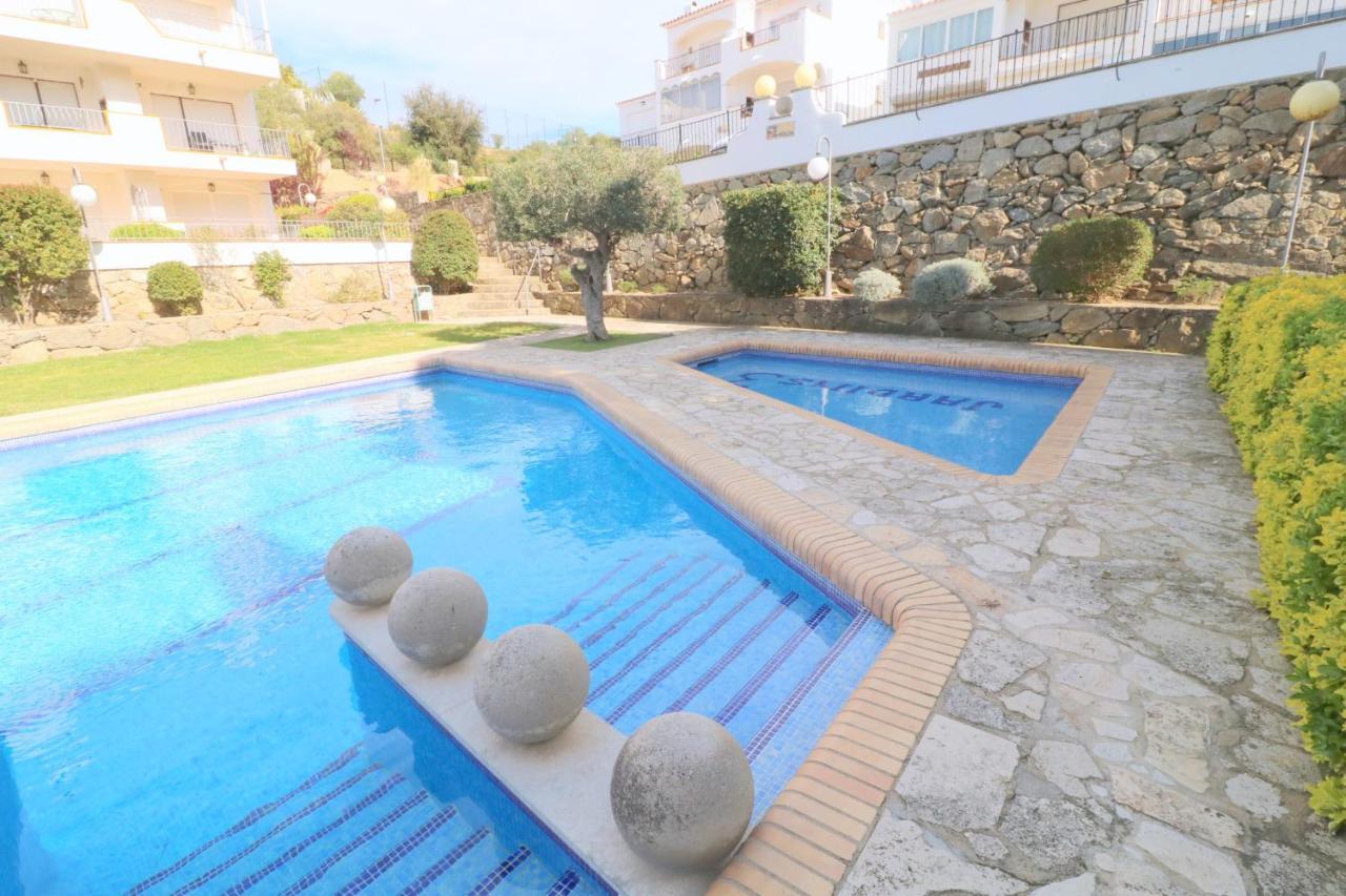 Jardins III B 2 - Piso Con Vista Al Mar Y Piscina Apartamento Roses Exterior foto